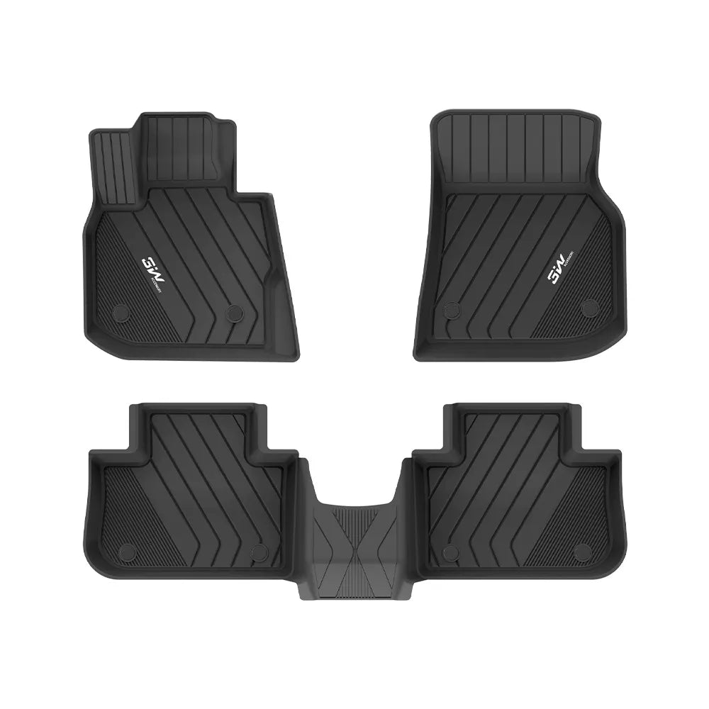 3W All Weather Car Mats For BMW X3 G01 2018-2023 LHD